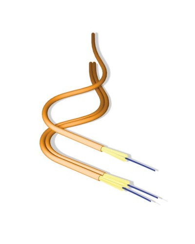 Cavo ottico ad uso patch configurazione meccanica ZIP a 2 fibre ottiche MONOMODALI OS2 guaina LSZH(ordine min. 2000mt)