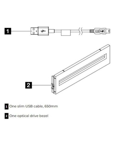 ST650 V2V3 Optical Disk Drive Cable Kit 4Z57A16101