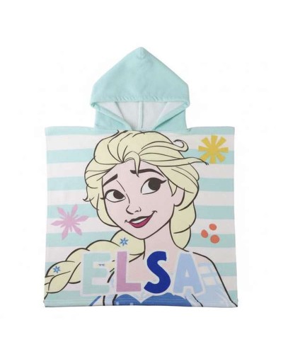 Poncho-Asciugamano con Cappuccio Frozen 55 x 77 cm