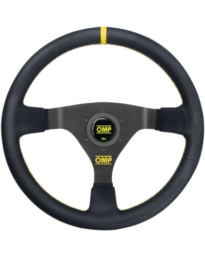 Racing Steering Wheel OMP OD/1980/N Ø 35 cm Black/Yellow Black