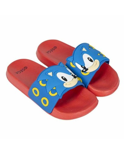 Ciabatte per Bambini Sonic Azzurro Rosso 30-31
