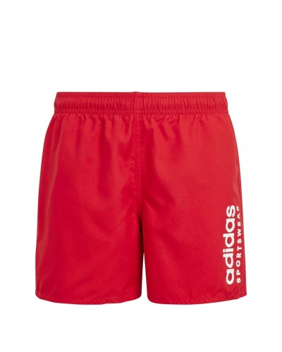 Costume da Bagno Bambino Adidas Essentials Logo Clx Swim Short Rosso