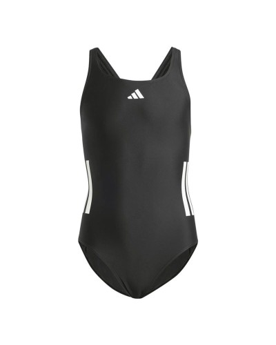 Badeanzug für Mädchen Adidas 3Bandas Bld Swimsuit Schwarz