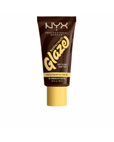 Écran solaire visage NYX BUTTERMELT GLAZE Nº 10-Chocolate Butta Spf 30 30 ml