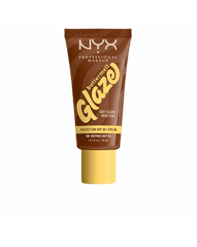 Sonnenschutzcreme für das Gesicht NYX BUTTERMELT GLAZE Nº 08-Nutmeg Butta Spf 30 30 ml