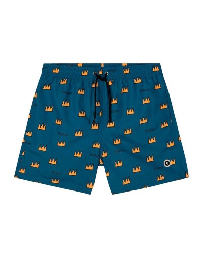 Bañador Hombre Jimmy Lion Basquiat Batman Azul