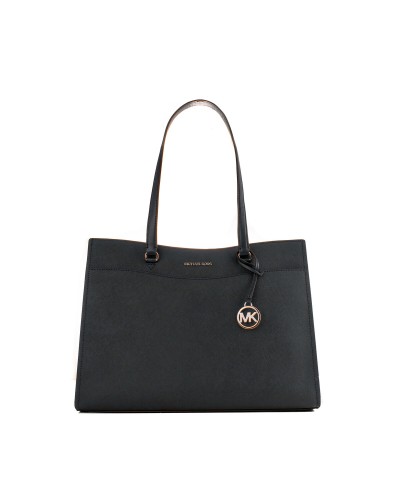 Borsa a Spalla Michael Kors 35F4STVT9B-BLACK Nero 37 x 28 x 12 cm