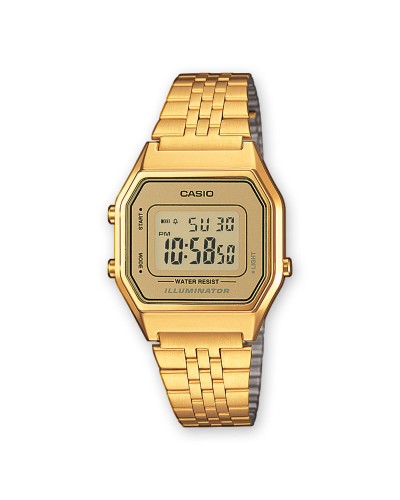 Damklocka Casio LA680WEGA-9ER Gyllene (Ø 29 mm)