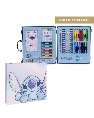 Brevpapper Set Stitch Blå