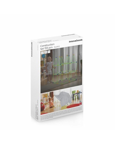 Baukasten für Kinder Builkitt InnovaGoods 155 Stücke (Restauriert B)