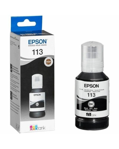 Påfyllningsbläck Epson 113 Svart