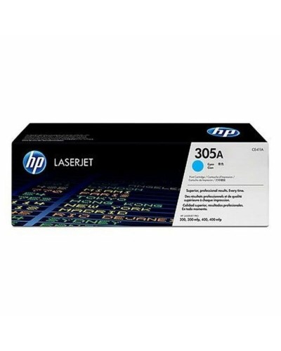 Original Toner HP 305A Cyan (4 Units)