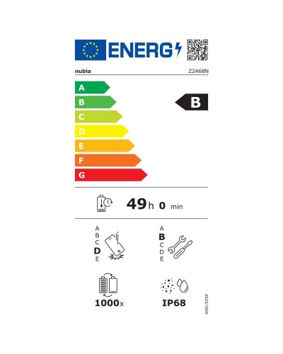 Älypuhelimet ZTE Nubia Air 5G 6,78" Unisoc 8 GB RAM 256 GB Kullattu