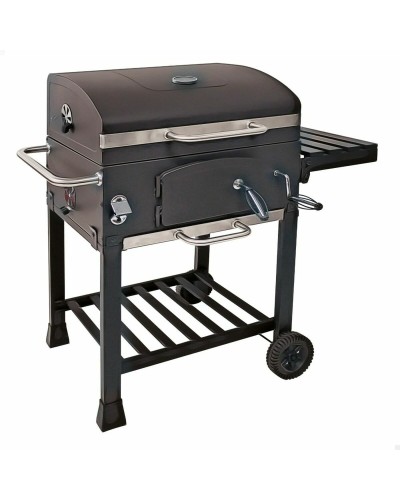 Barbecue a Carbone con Coperchio e Ruote Aktive 102 x 65 x 104 cm