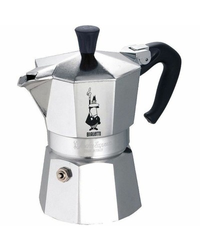 Italiaanse Koffiepot Bialetti Moka Express Aluminium 3 Koppar
