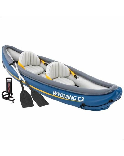 Canoa Hinchable Intex Wyoming C2 307 x 89 x 53 cm