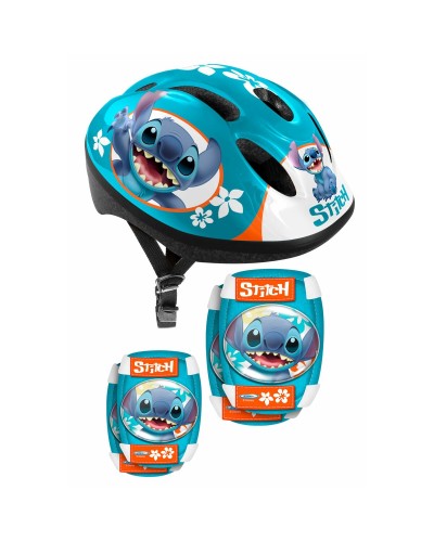 Set de protection sportive Disney Stitch Bleu