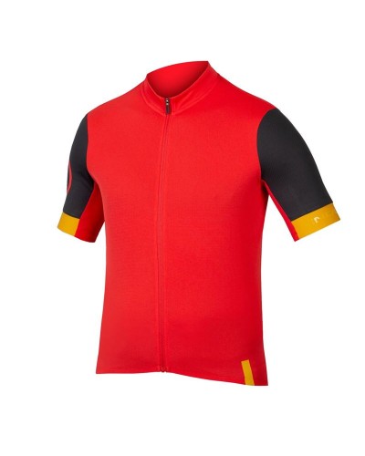 maillot de cyclisme Endura Fs260 Rouge