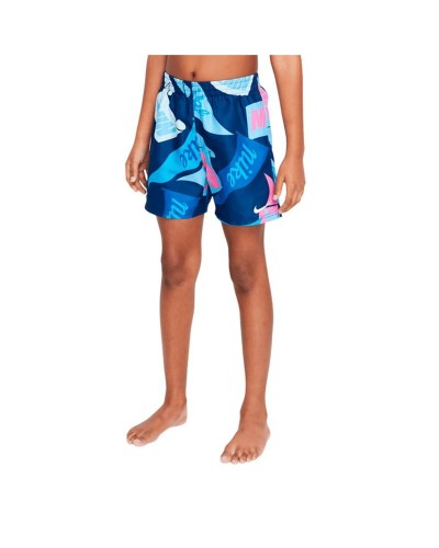 Costume da Bagno Bambino Nike Azzurro