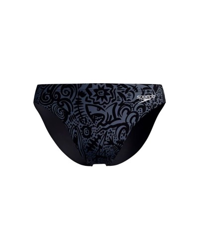 Bañador Hombre Speedo Print Brief 2" Gris oscuro
