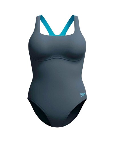 Women’s Bathing Costume Speedo Flex Band Grey