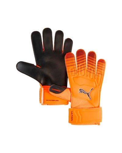 Maalivahdin hanskat Puma Ultra Play Rc Musta Oranssi Aikuisten