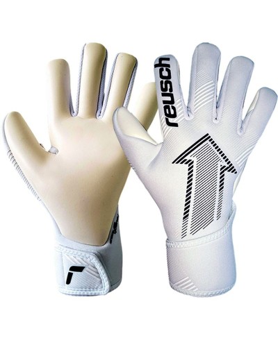 Guanti da Portiere Reusch Attrakt Fastgrip Silver Bianco Adulti