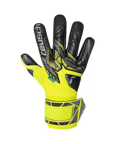 Goalkeeper Gloves Reusch Attrakt Gold X Nc Black Adults