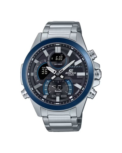 Montre Homme Casio EDIFICE SPORT Bluetooth® Noir Argenté (Ø 49 mm)