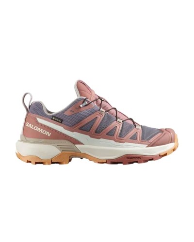 Wandelschoenen voor Dames Salomon X Ultra 360 Edge Gtx Scharlakenrood Licht Roze