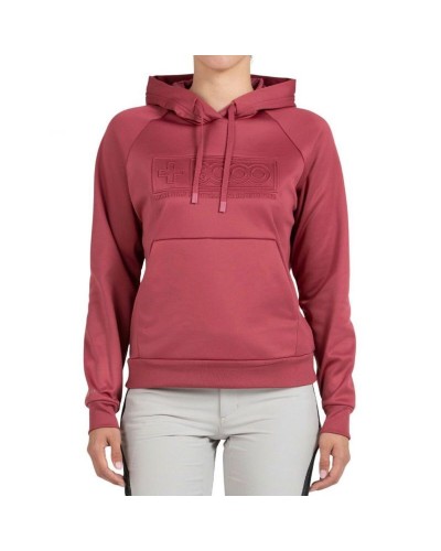 Felpa con Cappuccio Donna +8000 009 Rosso Cremisi