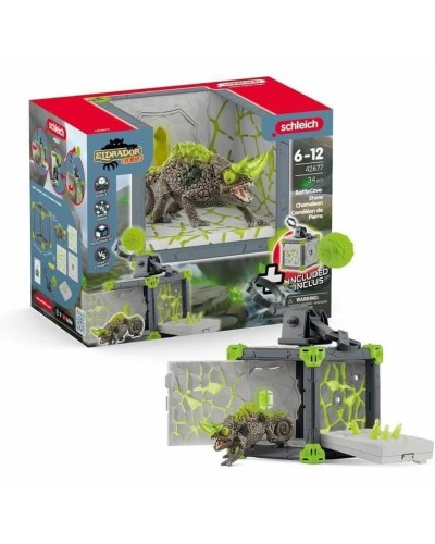 Playset Schleich Camaleón de piedra de BattleCave