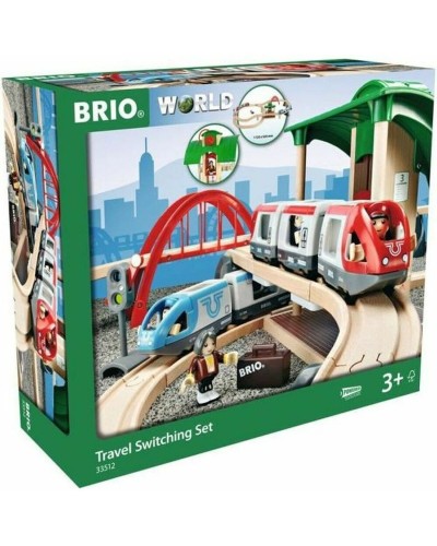 Byggsats Brio Travelers Platform Tour Multicolour 42 Delar