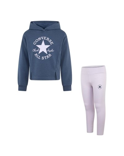 Completo Sportivo per Bambini Converse Cnvg Dctp Violetta 2 Pezzi