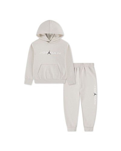 Lasten urheiluasu Jordan Mj Stretch Hbr Flc Set Valkoinen 2 Kappaletta