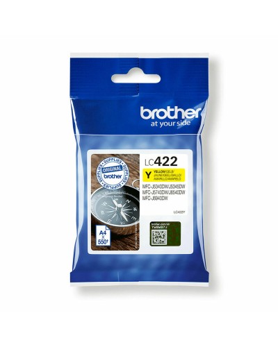 Originele inkt cartridge Brother LC-422Y Geel