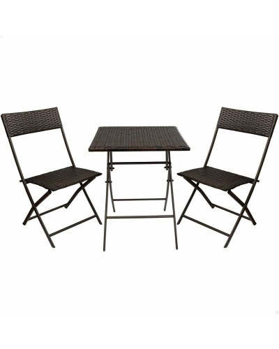 Conjunto de Mesa con 2 Sillas Aktive Cuadrada 60 x 72 cm