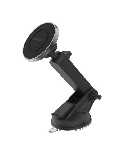 muvit for change soporte coche universal ventosa magnético negro