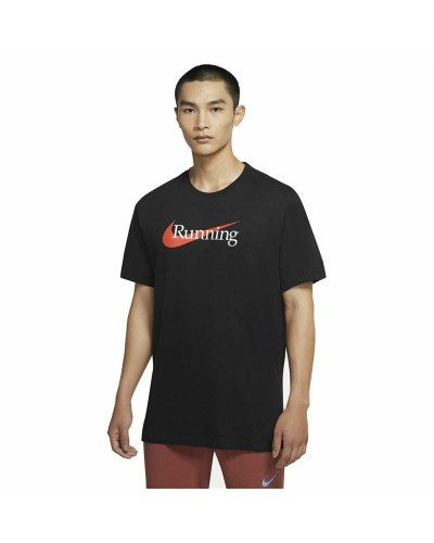 Camiseta de Manga Corta Hombre Nike Dri-FIT Negro