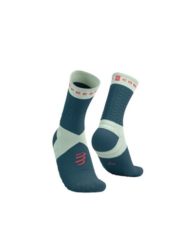 Calzini a Compressione Compressport Ultra Trail Azzurro