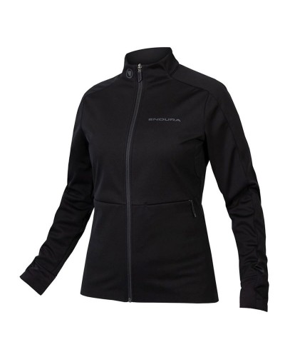 Sportjack voor dames Endura Windchill Jacket II Zwart Fietsen