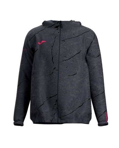 Regenmantel Joma Sport Helsinki R-Night Schwarz