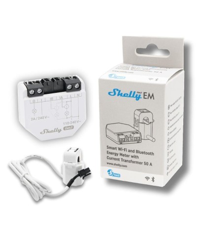 Module interrupteur Wi-Fi Shelly EM GEN3 + 50 A CT