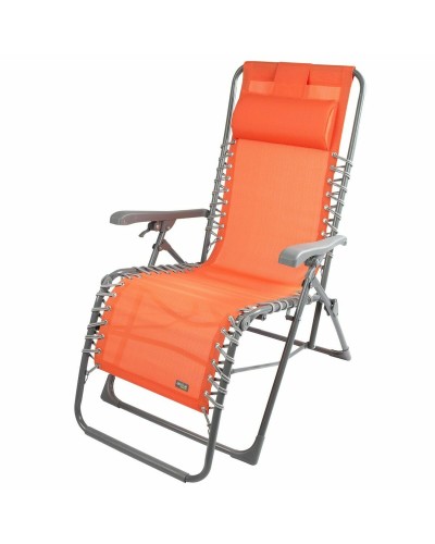 Lettino Aktive Arancio textilene 160 x 52 x 76 cm