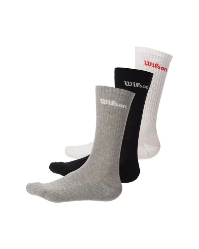 Pack de chaussettes Wilson Crew Logo Sock 3 Pièces
