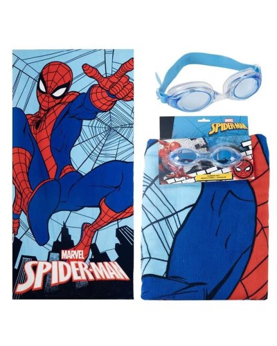Strandhanddoek Spider-Man Donkerblauw