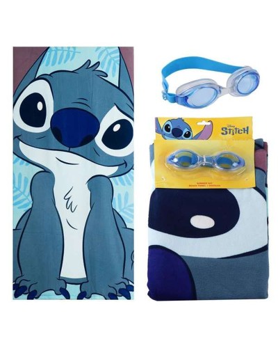 Beach Towel Stitch Blue