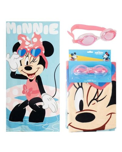 Strandbadetuch Minnie Mouse Blau
