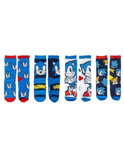 Sokken Sonic Multicolour 27-30 4 paar Uniseks