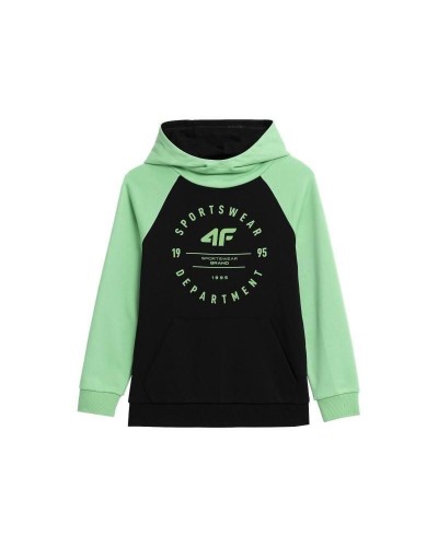 Felpa senza Cappuccio Bambino 4F Nero